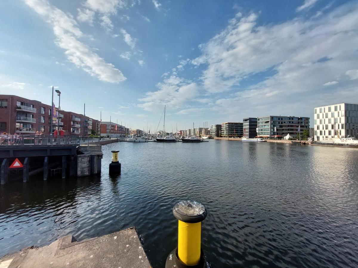 Ferienwohnung Breitschuhs Havenwelten Bremerhaven Esterno foto