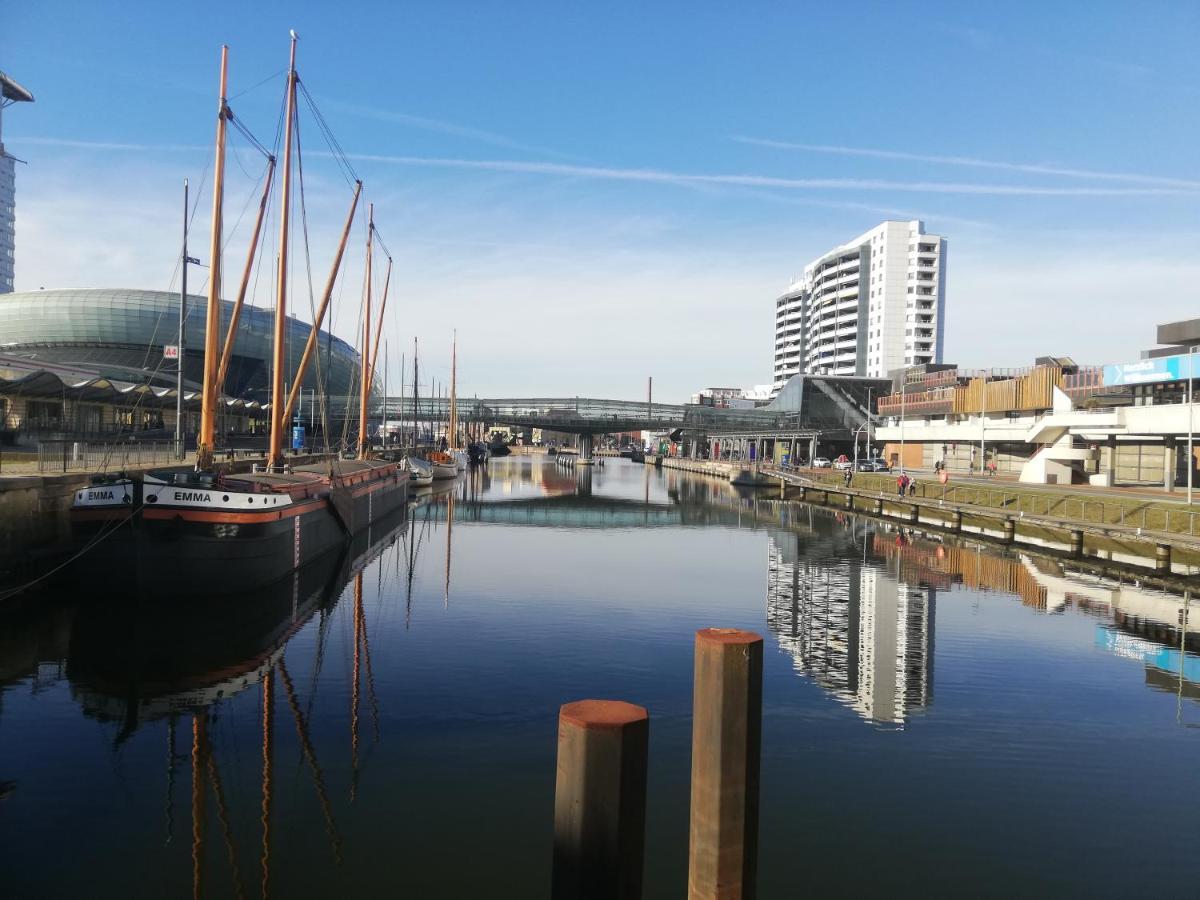 Ferienwohnung Breitschuhs Havenwelten Bremerhaven Esterno foto