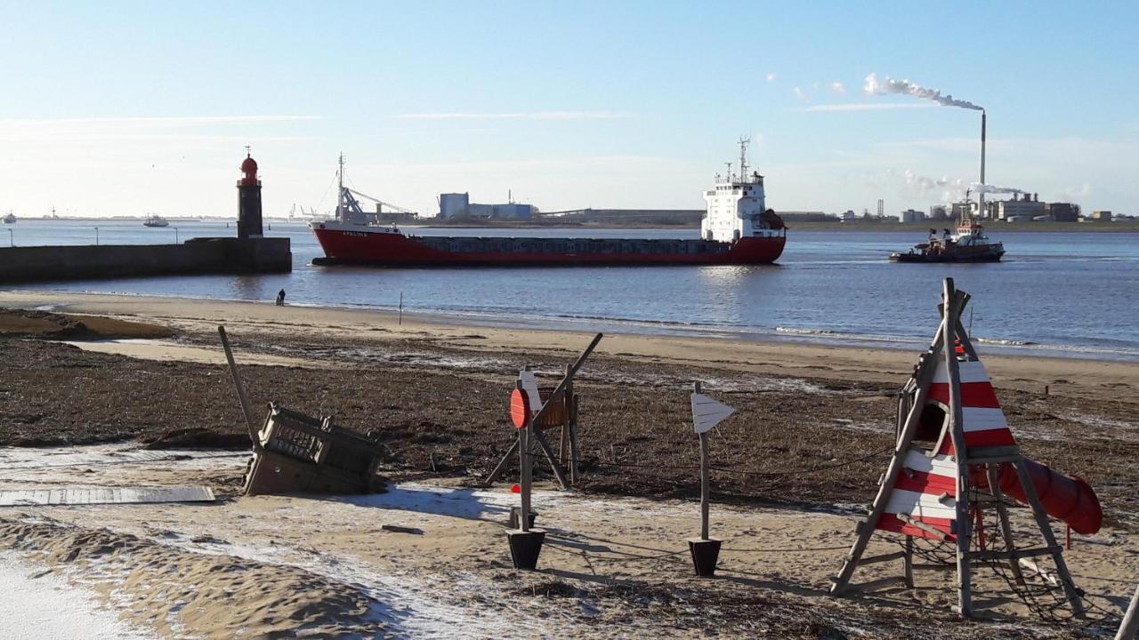 Ferienwohnung Breitschuhs Havenwelten Bremerhaven Esterno foto